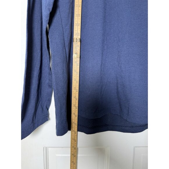 Nike Women’s Navy Blue Long Sleeve Dri-Fit Shirt Sz Large NWT - Picture 11 of 12